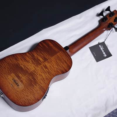 Kala BASS-EM-FS Exotic Mahogany UKULELE Bass new Uke w/ Gig Bag U-BASS image 5