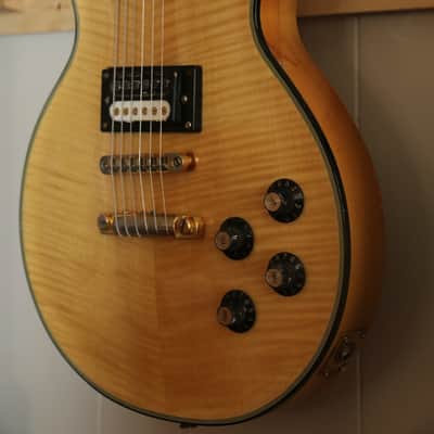 Ventura V2600 LP Copy Lawsuit Guitar 1970's Natural / Blonde image 3