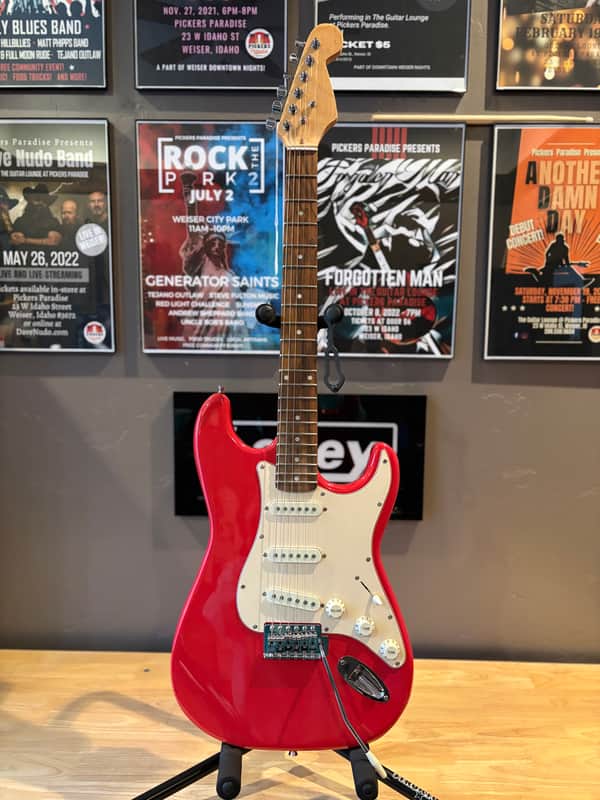 Unbranded Strato-style 2020’s - Fiesta Red image 1