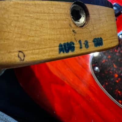 Fender Precision Bass Hot Rod Sunset Orange 1999 Left Handed image 17