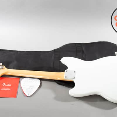 2020 Fender Japan MIJ Traditional '60s Mustang Olympic White w/ Gig Bag image 6