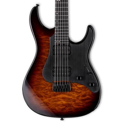 ESP LTD SN-1000HT QM Electric Guitar - Dark Brown Sunburst - B-Stock image 1
