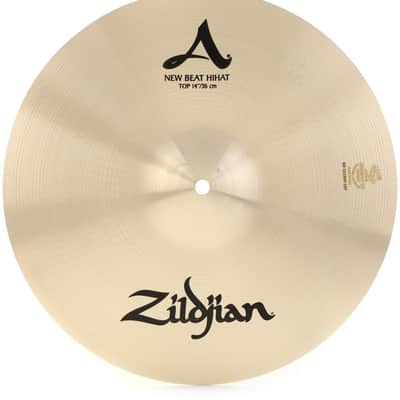 Zildjian 14 inch A Zildjian New Beat Hi-hat Top Cymbal image 1