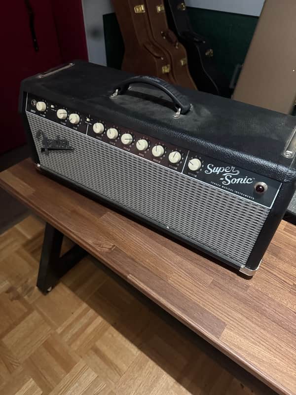 Fender Super-Sonic 22 2-Channel 22-Watt Guitar Amp Head 2013 - Present - Black image 1