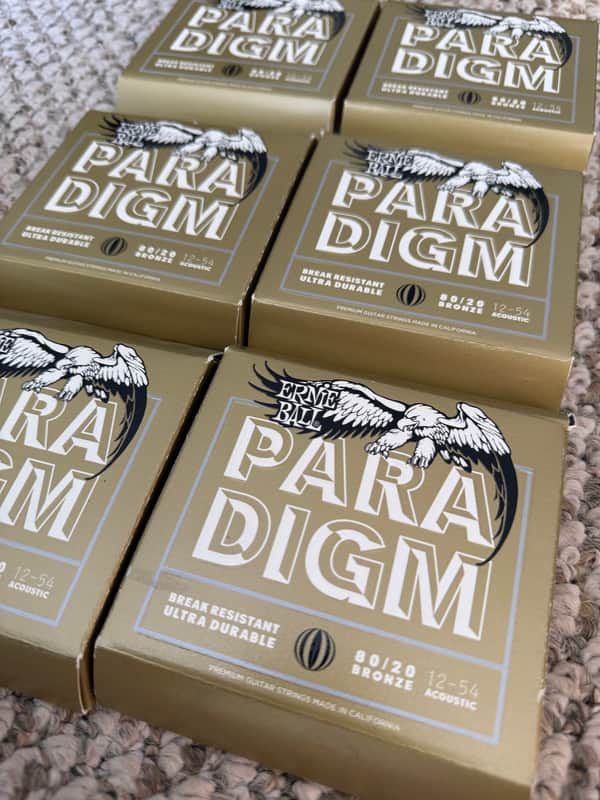 Ernie Ball P02086 Paradigm Medium Light 80/20 Bronze Acoustic Guitar Strings (12-54) 2010s - Standard image 1