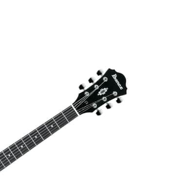 Ibanez AS53TKF Artcore Semi-Hollow Body Guitar - Transparent Black Flat image 3