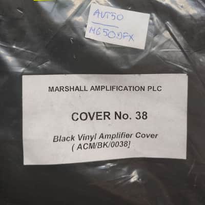 Marshall Black Vinyl Amplifier Cover (ACM/BK/0038) image 2