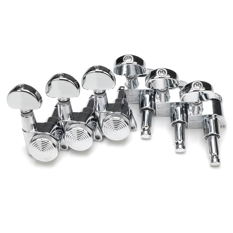 Stentor Locking Guitar Machine Heads 3 Left / 3 Right Chrome