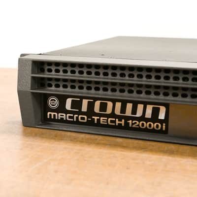 Crown MA 12000i Macro-Tech 2-Channel Power Amplifier, 4500W @ 4 ohms CG0120D image 4