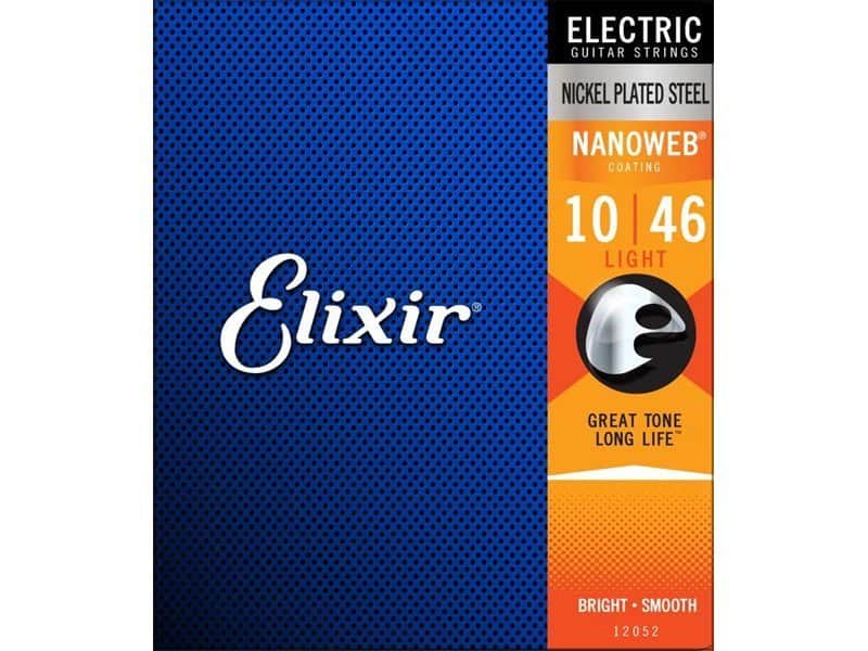 Elixir Nanoweb Nickel Plated Steel Electric Guitar Strings, Light image 1