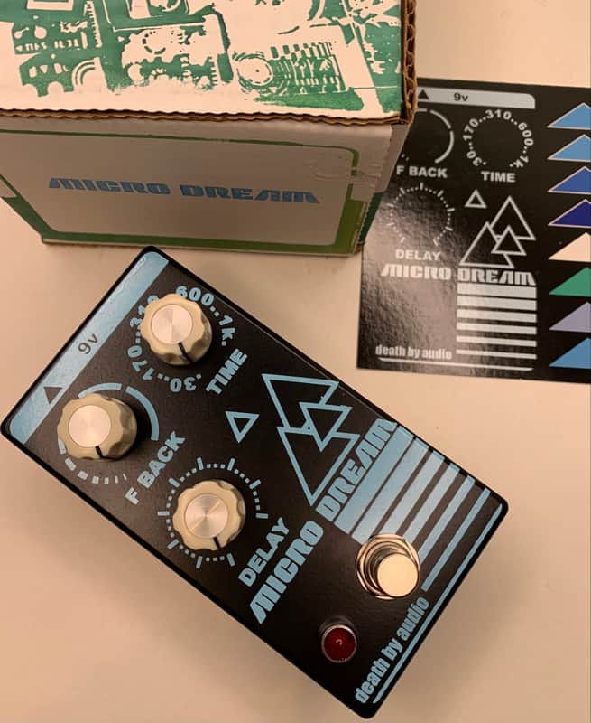 Death By Audio Micro Dream Delay 2010s - Black/Blue image 1