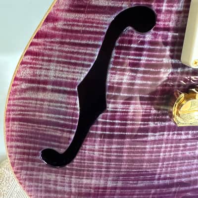 PRS Hollowbody 12 String & Case 2019 - Violet 10 Top. image 3