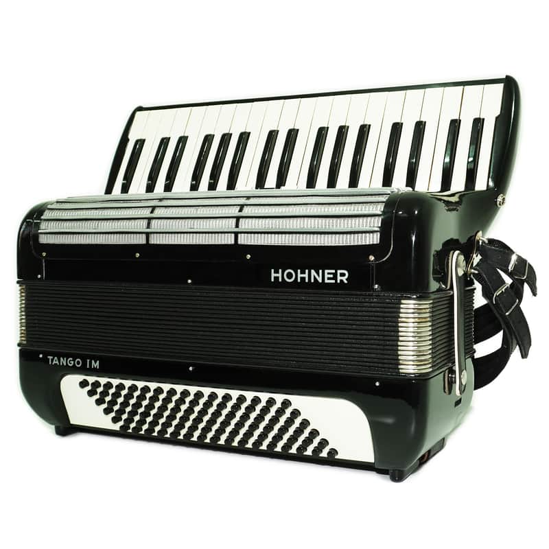 Hohner Tango IM Vintage Piano Accordion 96 Bass, made in Germany, Lightweight Original Keyboard Accordian, with New Straps, 2662 image 1