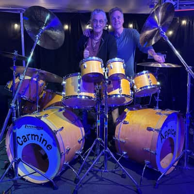 Carmine Appice's Ludwig 1976 Realistic Rock, Rod Stewart, Ted Nugent 10 Piece Drum Set. Signed! image 4
