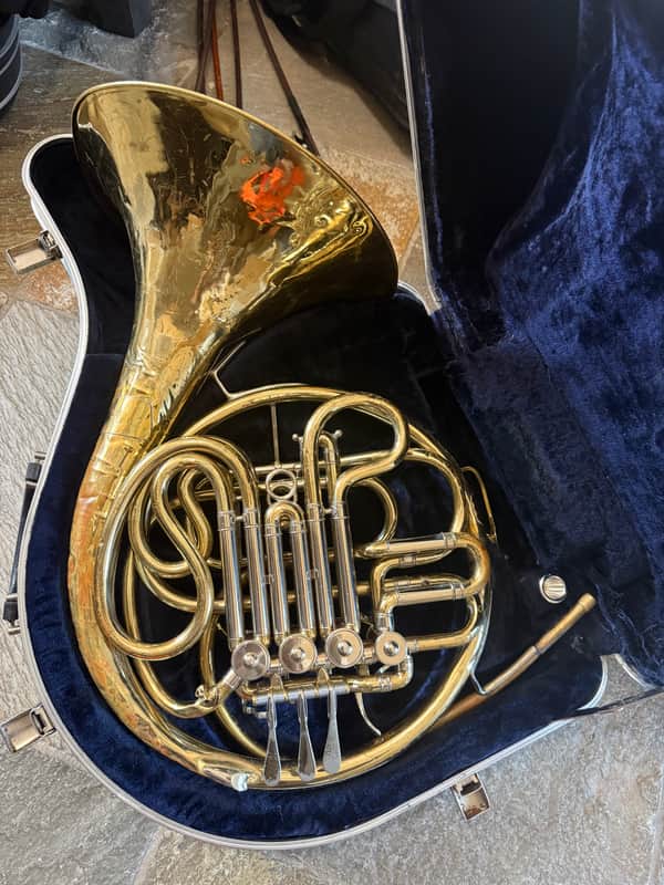 C. G. Conn 6D Double French horn. Made in USA image 1