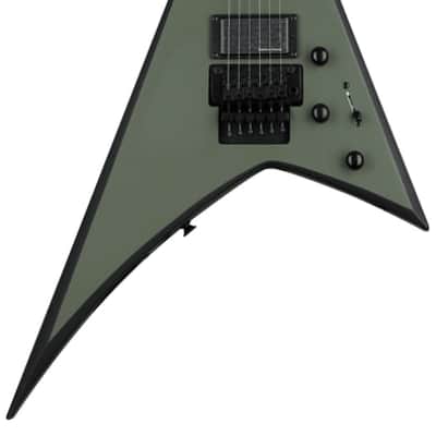 Jackson X Series Rhoads RRX24 - Matte Army Drab with Black Bevels image 2