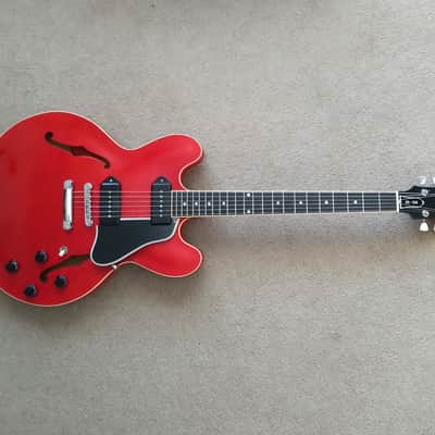 2011 Gibson ES-335 Traditional Pro P-90 w/OHSC & COA (Cherry) image 3