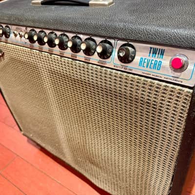 1973 Fender Twin Reverb Silverface image 3