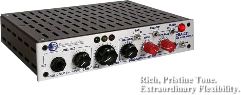 Summit Audio 2BA-221 中古品 Summit Audio 2BA-221 Mic and Line
