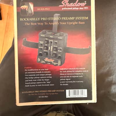 Shadow Electronics SH RB-PRO Rockabilly Pro Dual Upright Bass Pickup and Preamp 2024 - BLACK image 6