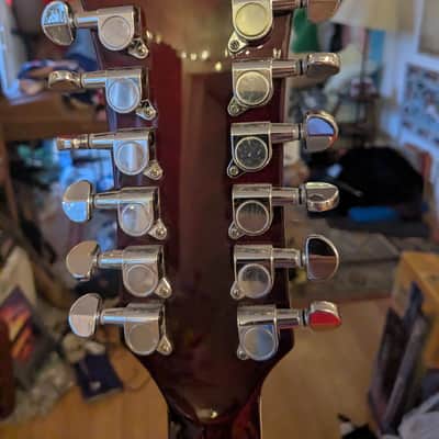 Ibanez AS7312-TCR Artcore custom rainbow image 11