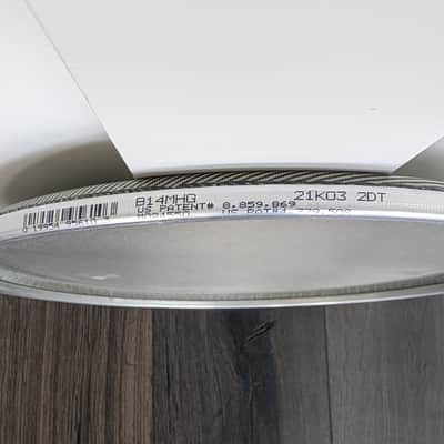 Evans Hybrid Coated Snare Grey Batter 14" inch Marching Drum Corp image 3