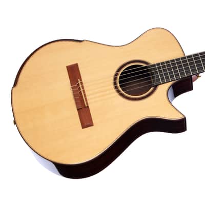 Maestro Guitars Crossover Series Vera - Modern 00 Cutaway Nylon String - Custom Boutique Acoustic Guitar - NEW! image 4