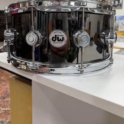 DW Collectors Nickel Over Brass Snare Drum 14x6.5 image 1