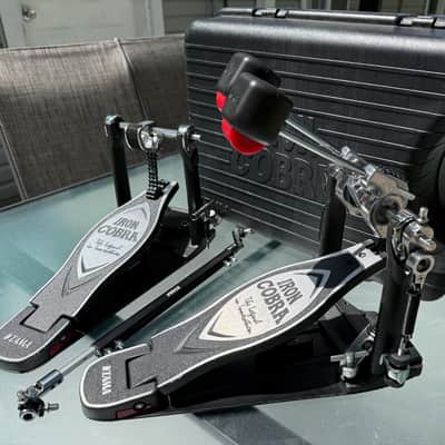 Tama HP900PWN Iron Cobra 900 Series Power Glide Double Bass Drum Pedal 2010s - Black/Chrome image 9