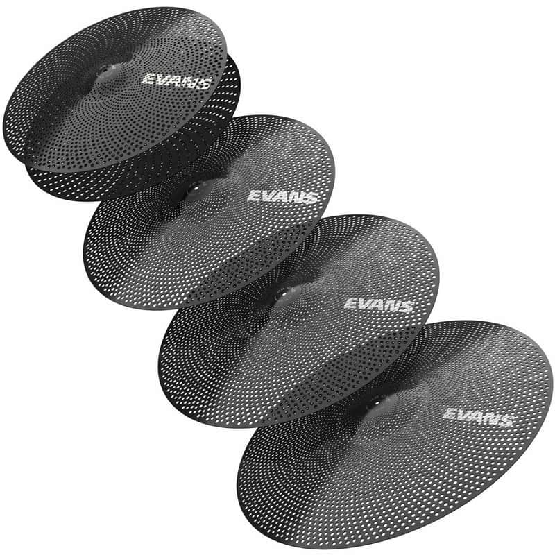 Evans ECP-DB-1 Low Volume 14/16/18/20" 4pc Cymbal Pack image 1