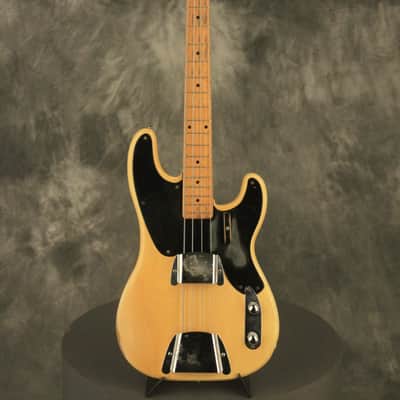 original 1954 Fender Precision Bass Blonde w/Tweed case image 2