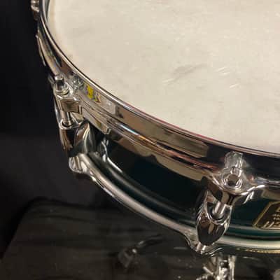 Steve Ferrone's Tom Petty and the Heartbreakers, Gretsch USA Custom- 4x14" "American Drum Series", Snare Drum, Cadillac Green - 2006. SIGNED! image 9