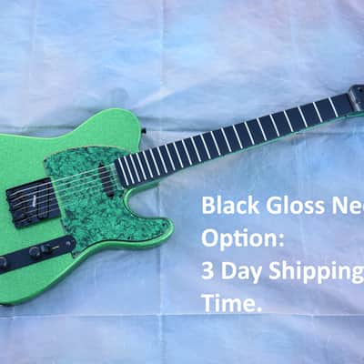 Video! Telecaster HH Metallic Green Sparkle Flake 4-Way Coil Split image 4