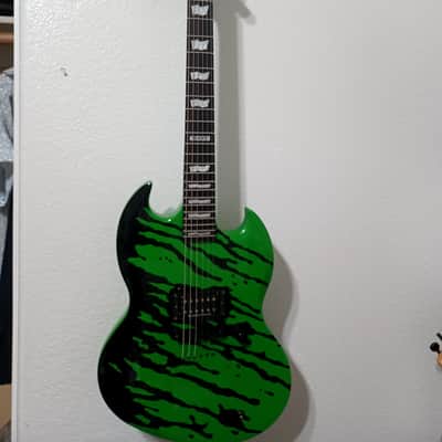 *RARE* ESP LTD Viper 2015 "Slimer" Tony Perry PTV Pierce The Veil Signature Electric Guitar -- Limited Edition Sam Ash Exclusive image 7