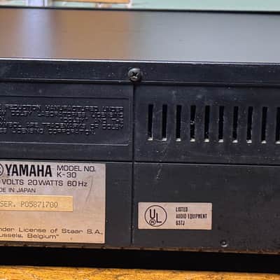 Yamaha K-30 Stereo Double Cassette Deck Serviced New Belts Tested Working Japan image 6