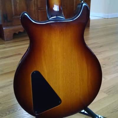 Hamer Artist Korina P90 Semi-Hollow Electric Guitar JazzBurst image 8
