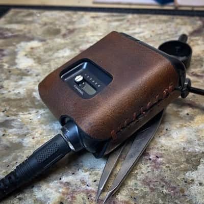 Handmade Leather Case - Line 6 Relay G30 TBP06 - BROWN Pouch Holster image 3