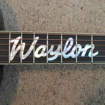 Waylon Jennings Acoustic Electric Award Guitar 1995 image 2