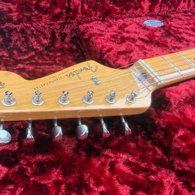 Fender Custom Pickup Work: American Original 50s Stratocaster 2018-2022 - White Blonde with custom pick guard image 4