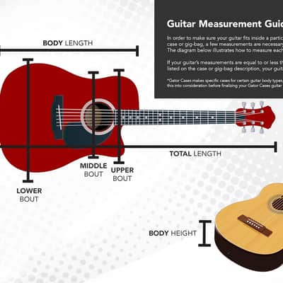 Gator Cases GC-DEEP BOWL ABS Molded Case for Acoustic Guitars Fits Ovation Style Deep Contour Acoustic Guitars image 20