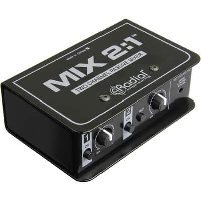 Radial Engineering MIX 2:1 2 Channel Stereo to Mono Mixer, passive image 1