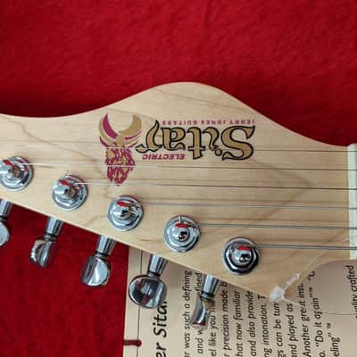 Jerry Jones  Master Electric Sitar Red Crackle w/OHSC / Super Clean / Free Shipping image 2