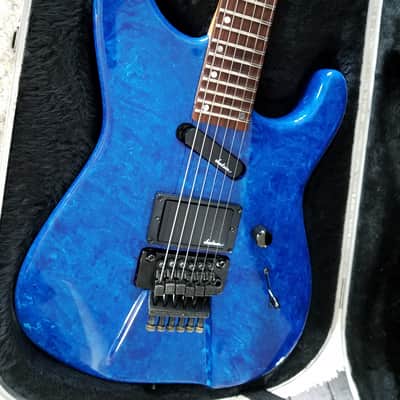 Jackson LTD 88 1988 Blue w OHSC image 6