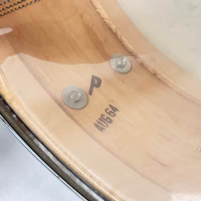 Slingerland 5.5x14" 50's Deluxe Student Model 1-Ply Snare Drum - White Marine Pearl image 15