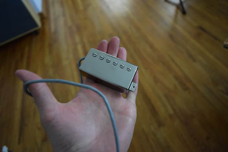 Gibson Angus Young pickup , bridge model chrome, with quick connect . Mint condition image 1