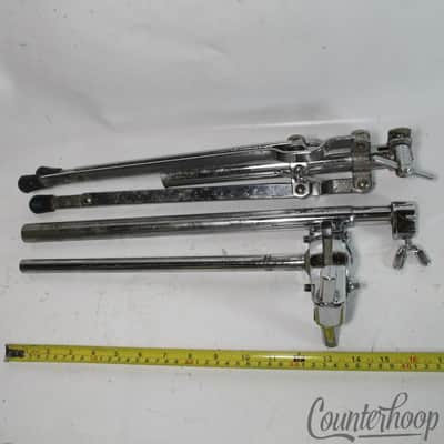 Slingerland Stand Double Tom Drum Mounts Holder Chrome Set-O-Matic Vintage70s#73 image 7