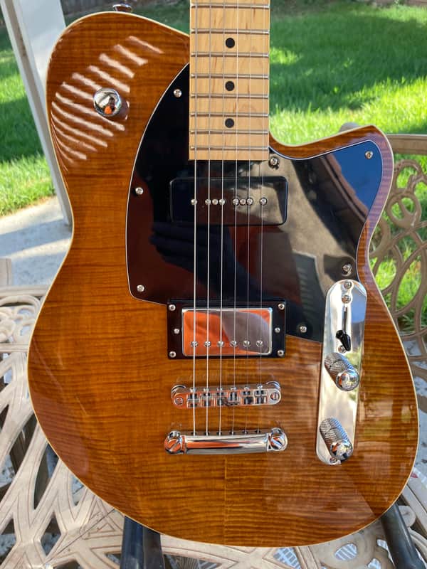 Reverend Double Agent OG with Maple Fretboard 2020s - Violin Brown image 1