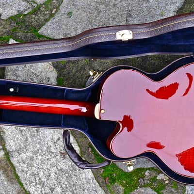 Peerless Lee Archtop Guitar w/ Fitted Case 2008 Ruby Red image 12