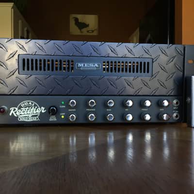 Mesa Boogie Dual Rectifier Rackmount Rack Late '90s Black On Blacker image 6