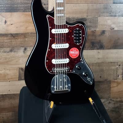Squier Classic Vibe Bass VI Guitar Black #376 image 5